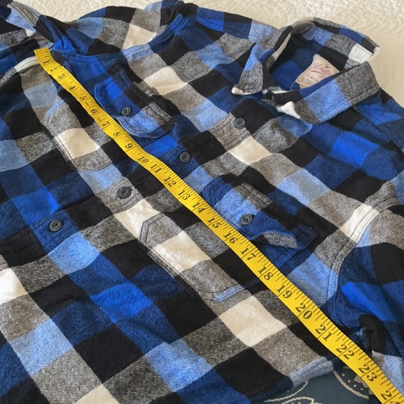 MENS AMERICAN EAGLE FLANNEL SHIRT SIZE LARGE - Picture 5 of 6
